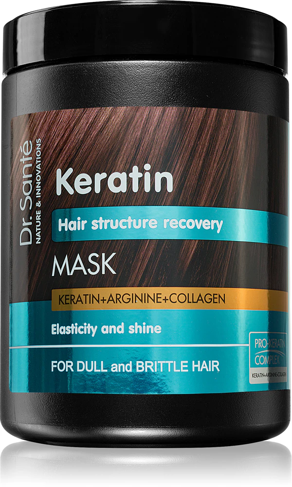 Dr. Santé Keratin deep regenerating and nourishing mask for fragile hair without shine