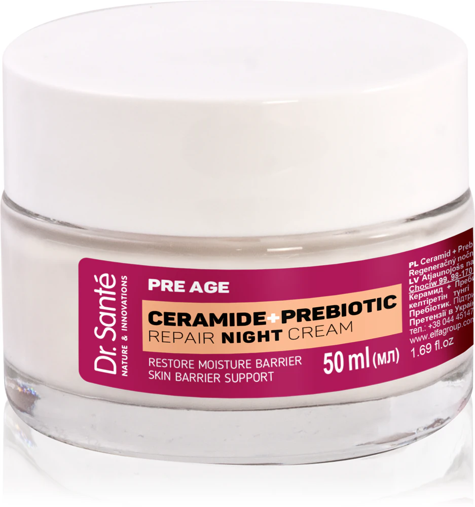 Dr. Santé Pre Age Ceramide + Prebiotic regenerating night cream for mature skin