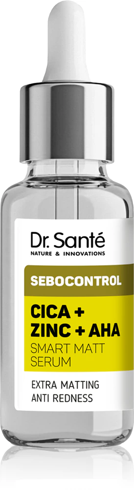 Dr. Santé Sebocontrol Cica + Zinc + AHA mattifying serum to reduce enlarged pores