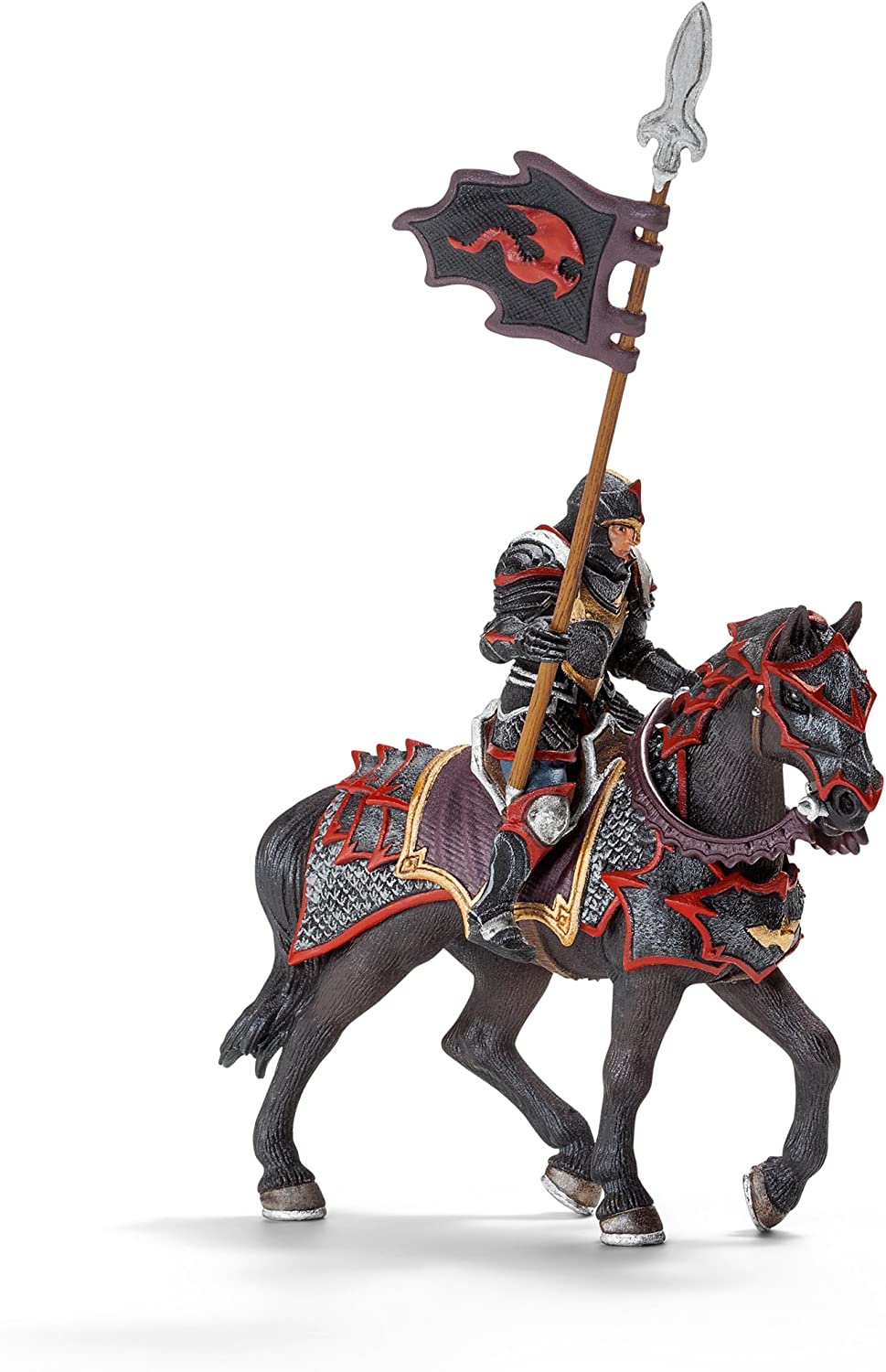 Schleich Dragon Knight On Horse With Lance