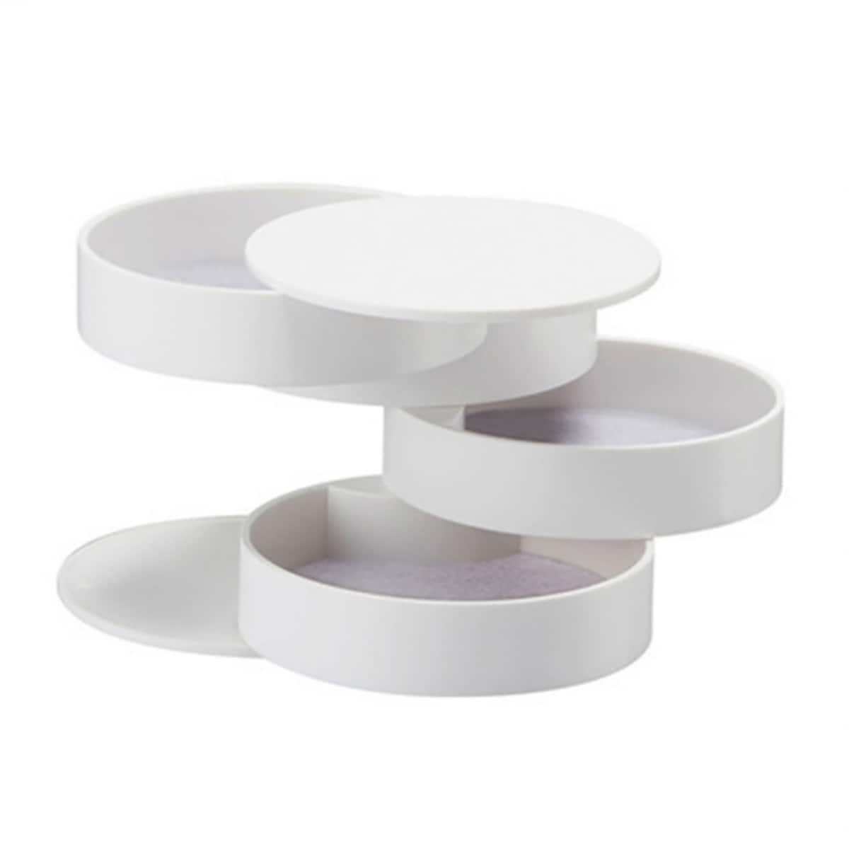 UNIQ Rotatable jewelry box/ organizer with 4 levels