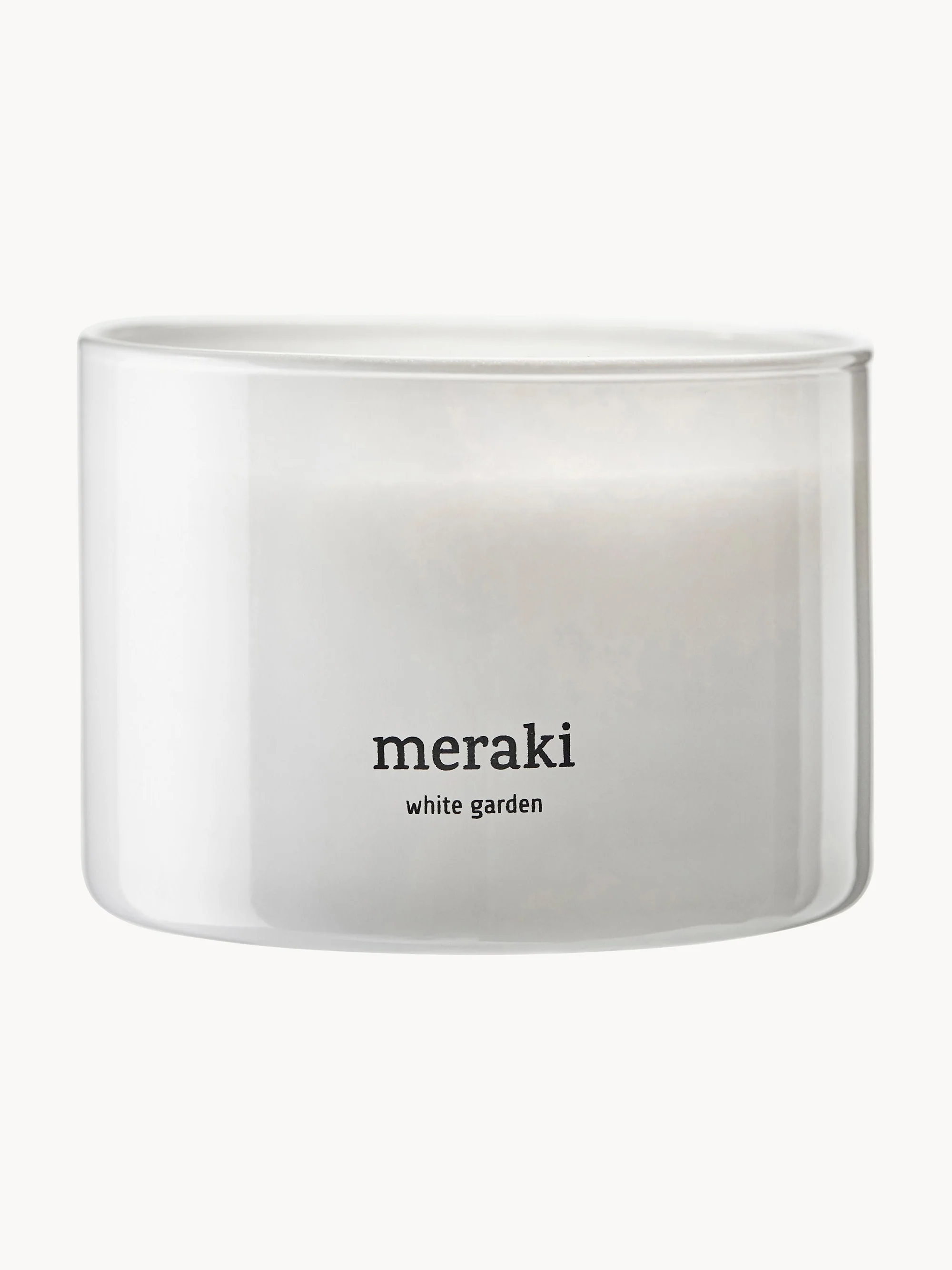 Meraki Three-wick scented candle White Garden (Cyclamen & Jasmine)