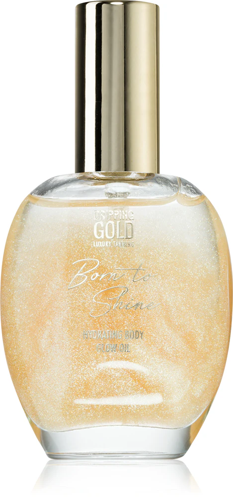 Dripping Gold Born To Shine glitter body oil