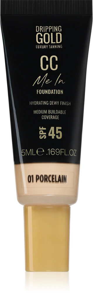Dripping Gold CC Me In Mini Trial light makeup SPF 45 5ml