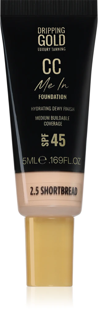 Dripping Gold CC Me In Mini Trial light makeup SPF 45 5ml