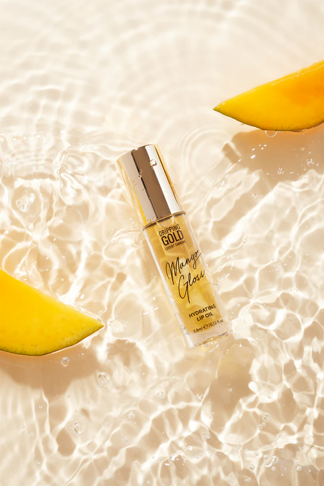 Dripping Gold Hydrating Cherry Gloss lip oil with moisturizing effect