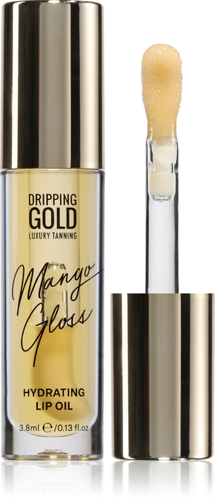 Dripping Gold Hydrating Cherry Gloss lip oil with moisturizing effect Farbton Mango 3,8 ml