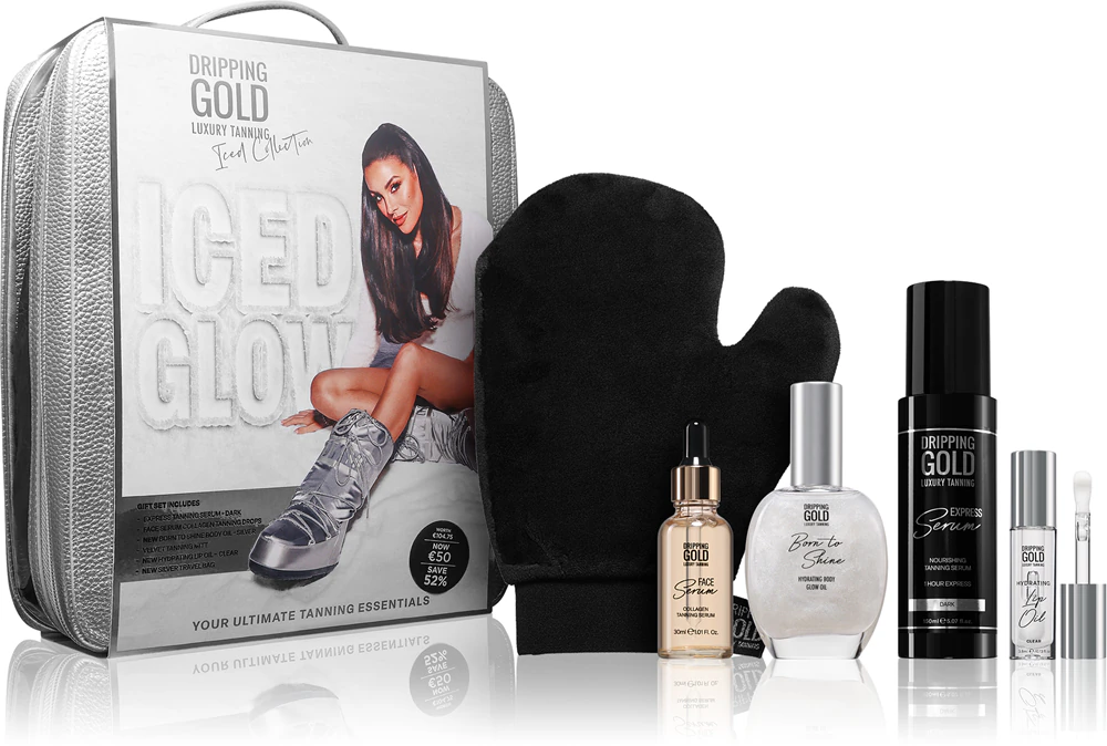 Dripping Gold Iced Glow Gift Set for Body and Face