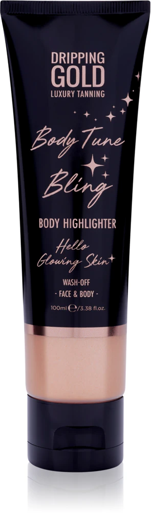 Dripping Gold Luxury Tanning Body Tune Bling Creamy highlighter for body and face