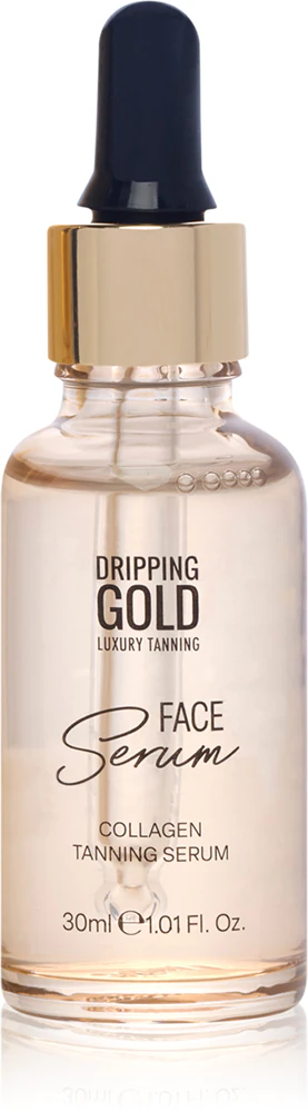 Dripping Gold Luxury Tanning Collagen Face Serum Self-tanning serum for the face with collagen