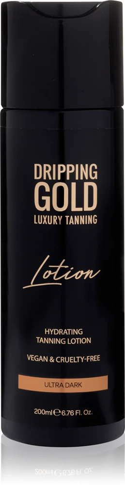 Dripping Gold Luxury Tanning Lotion moisturizing self-tanning milk for intensive tanning Farbton Ultra Dark 200 ml