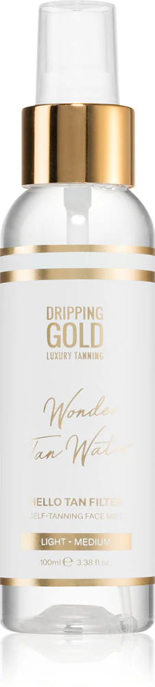 Dripping Gold Wonder Water Hello Tan Self Tan Facial Spray Mist