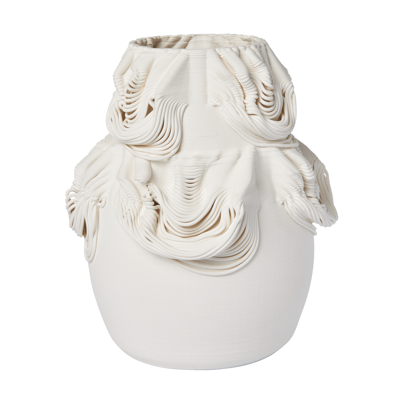 Ferm Living Drisca Vase 23 cm, White