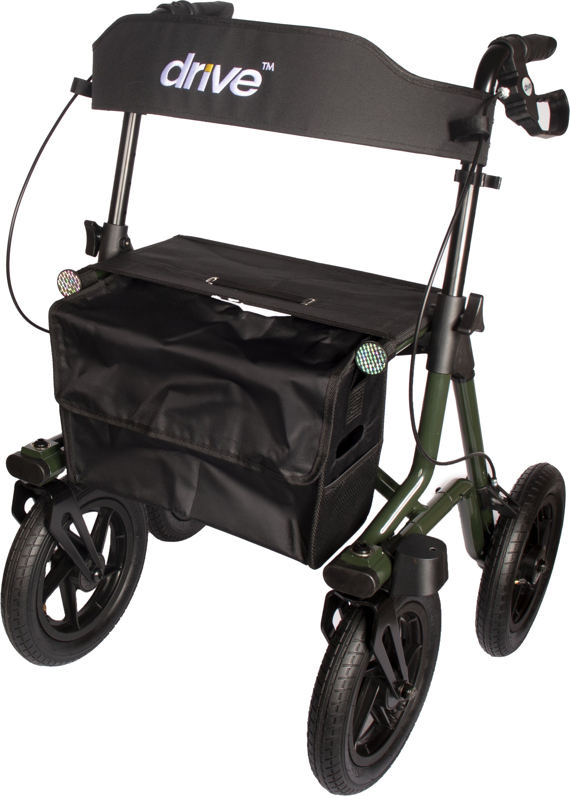 Drive Medical Outdoor Rollator Torro with pneumatic tires 1 St