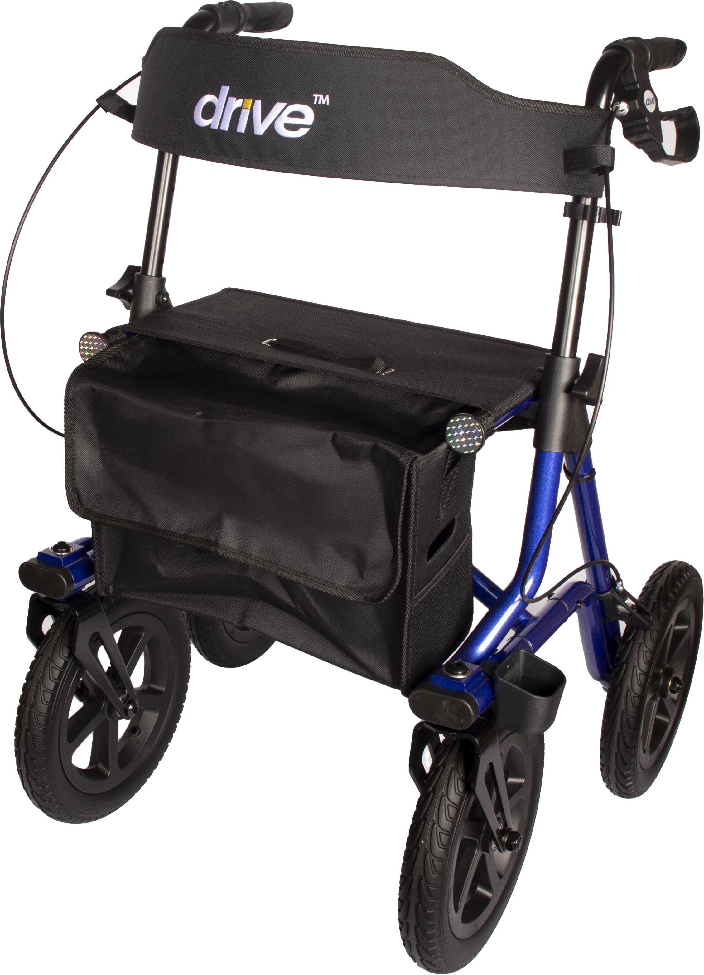 Drive Medical Outdoor Rollator Torro with pneumatic tires