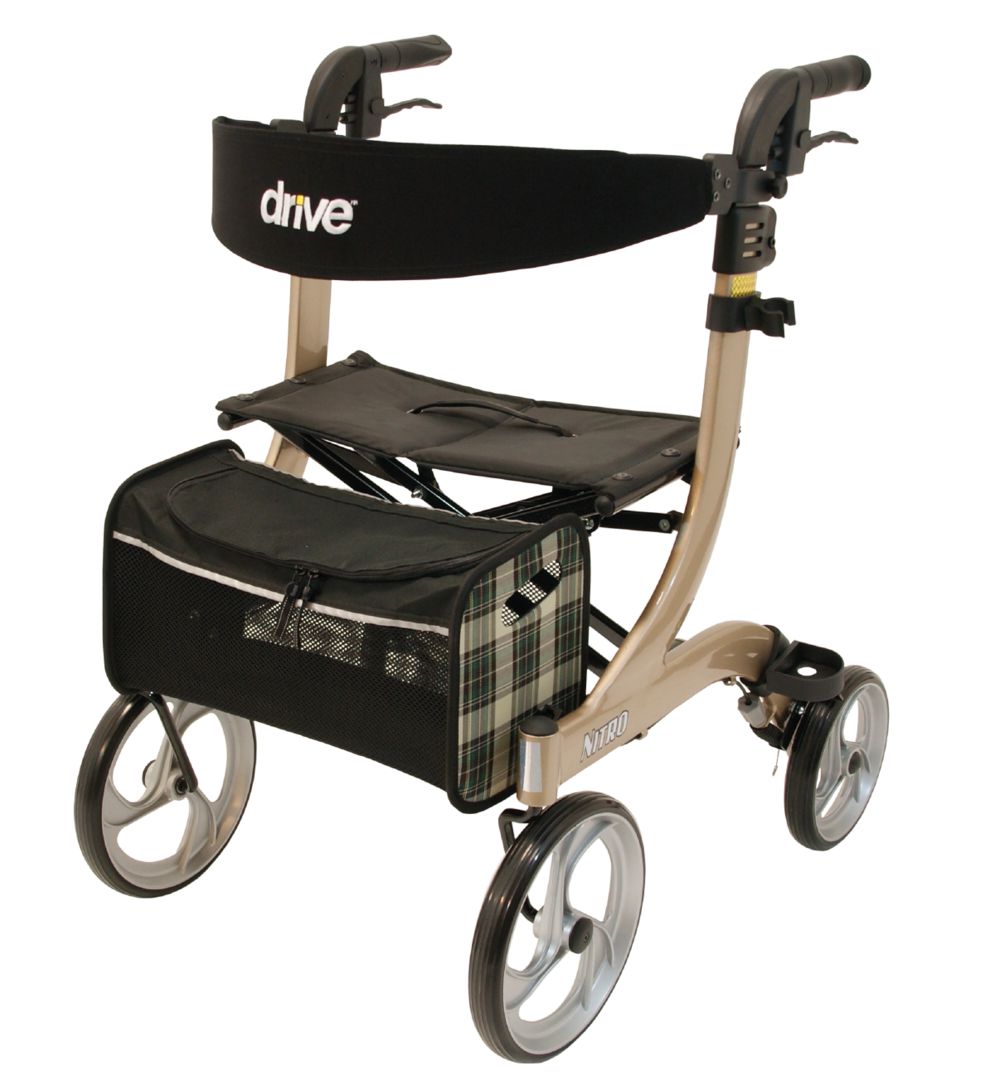 Drive Medical Rollator Nitro - Champagne M 1 St