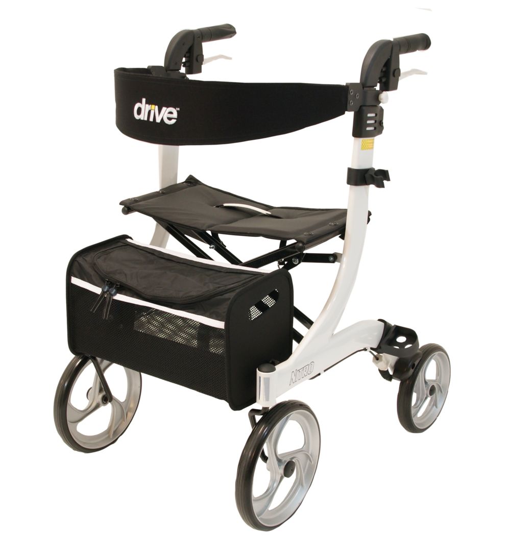 Drive Medical Rollator Nitro - White M 1 St