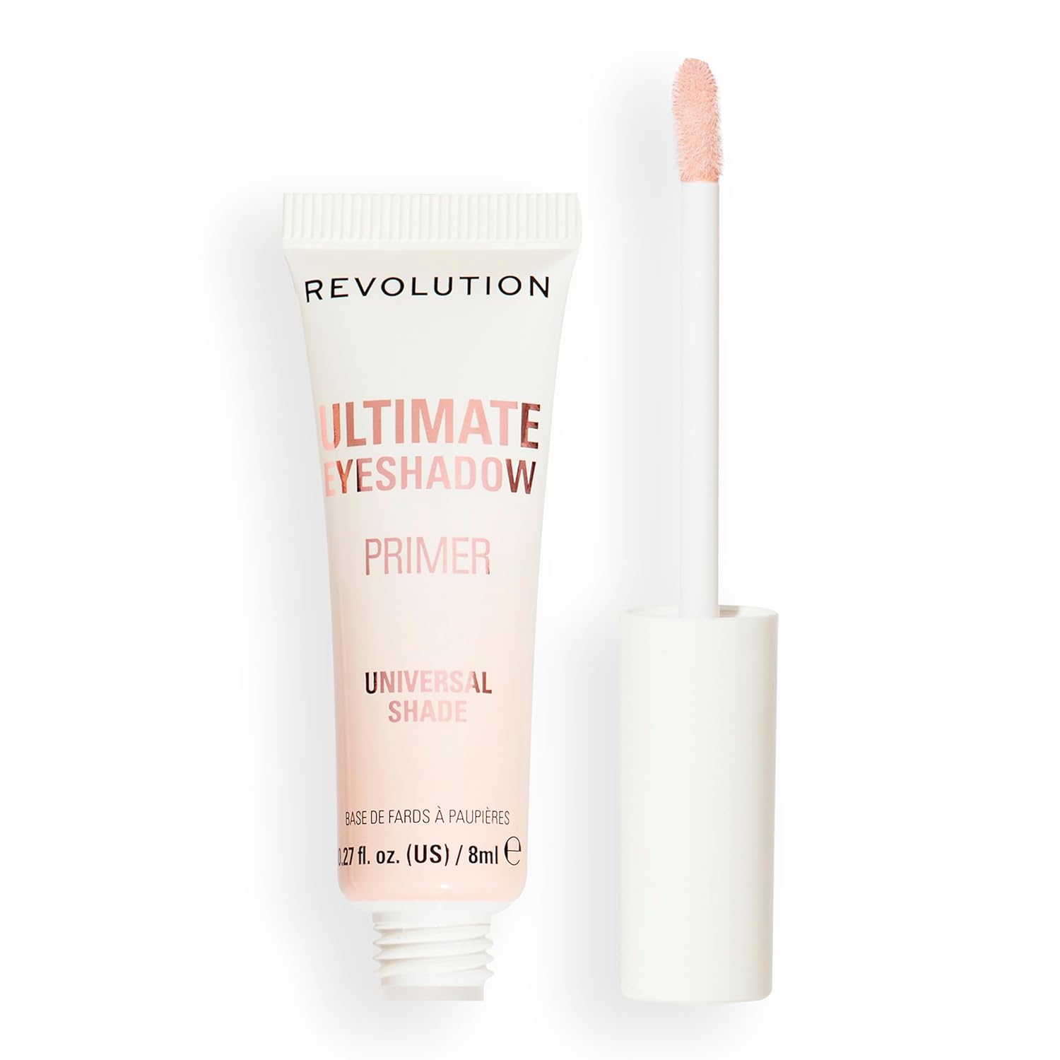 Revolution Beauty London Revolution, Ultimate Eye Base, Long-Lasting Eyeshadow Primer, Smooth Texture for Hold and Wrinkle Free Eye Makeup Looks, Cruelty Free & Vegan, 8 ml