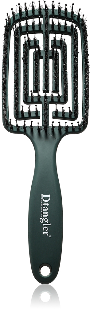 Dtangler Dry Blow, Glow And Go square hairdryer brush