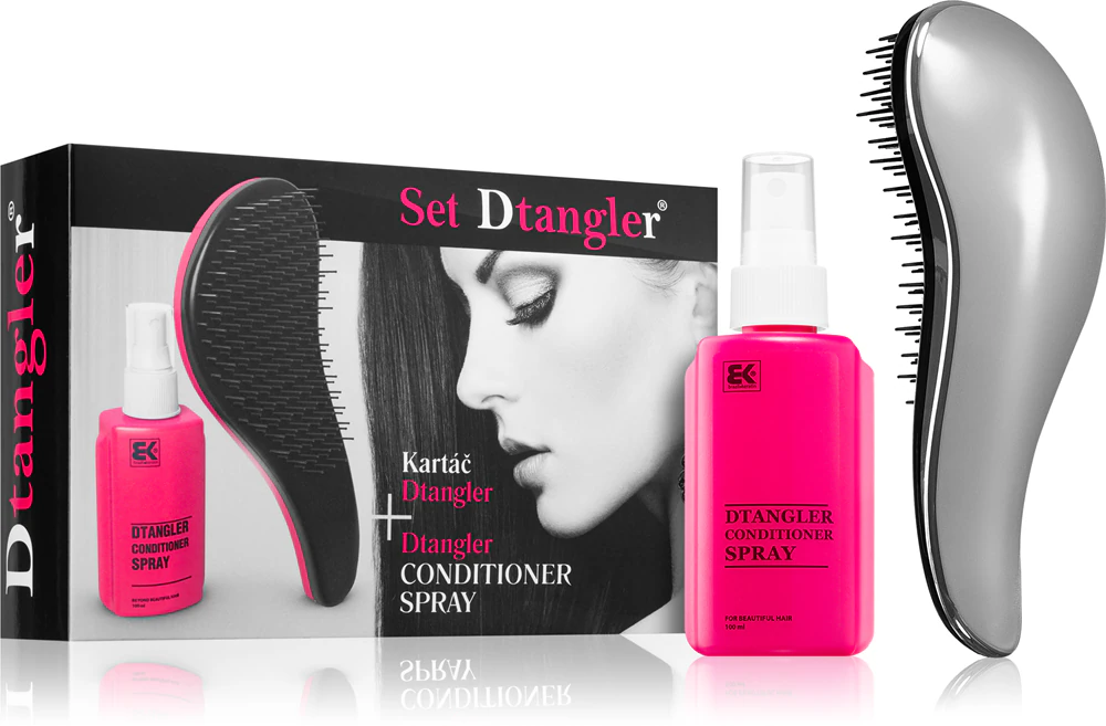Dtangler Silver Conditioner spray set gift set