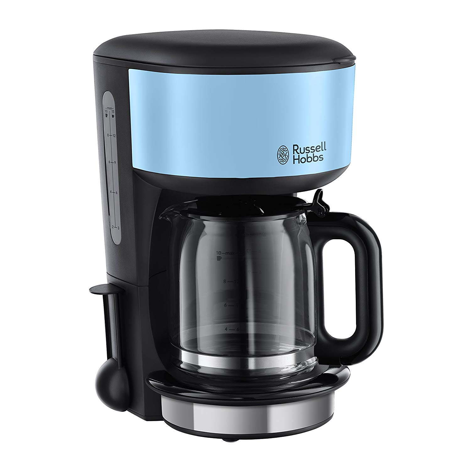 Russell Hobbs 20136 56 Colours Plus + Heavenly Blue Glass Coffee Maker With