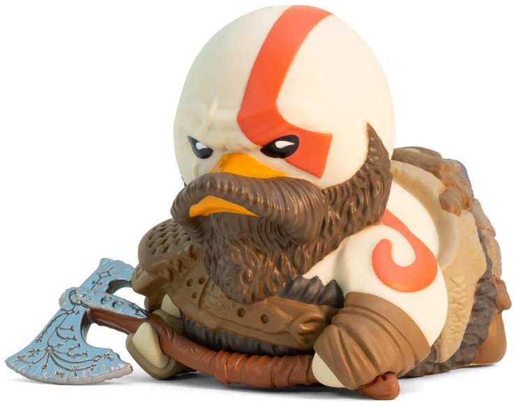 Tubbz God Of War Kratos Rubber Duck Collectable Figure - Official God Of Wa