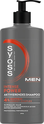 Syoss Shampoo Men Intense Power, 440 ml