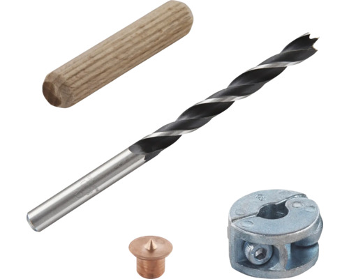 Wolfcraft dowel set Ø 8 mm 28 pieces