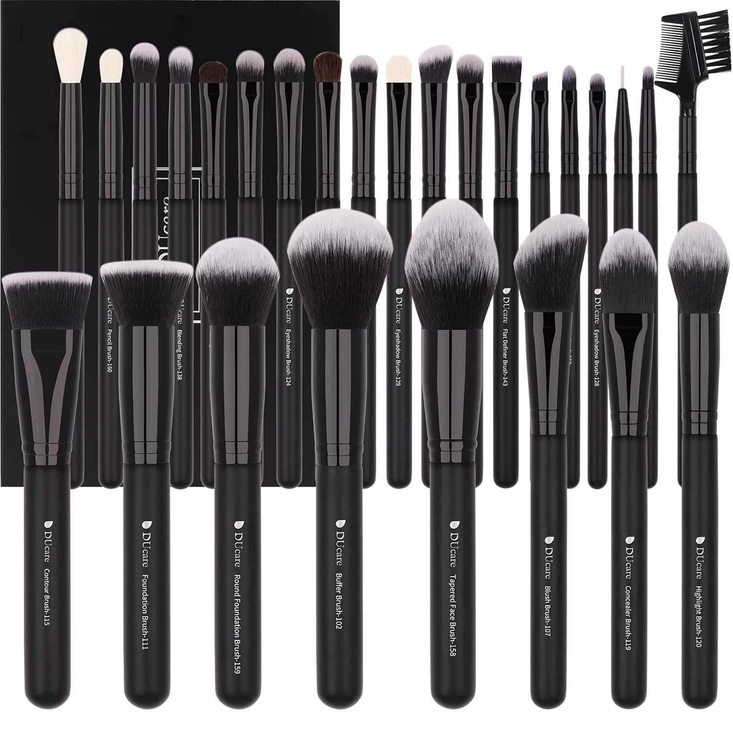DUcare Brush Set, 27 Pieces, Professional Makeup Brush Set