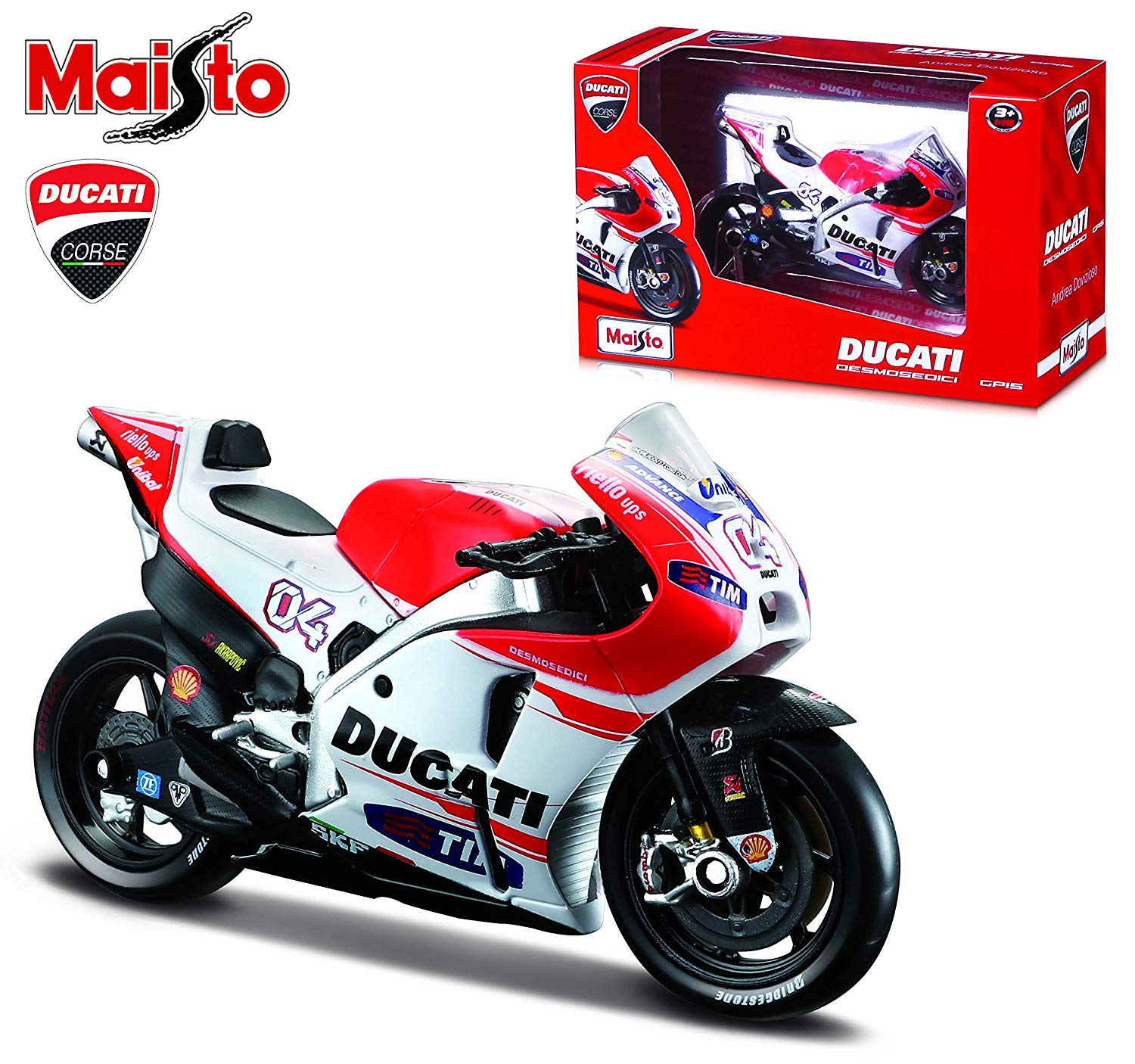 Maisto Ducati Corse Team Assort A