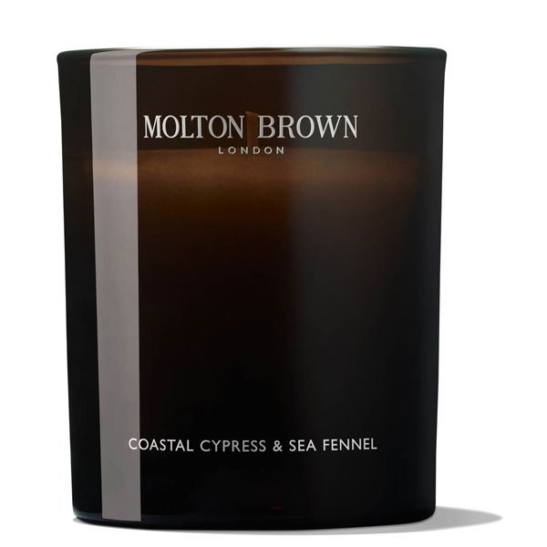 Coastal Cypress & Sea Fennel scented candle (190g) by Molton Brown