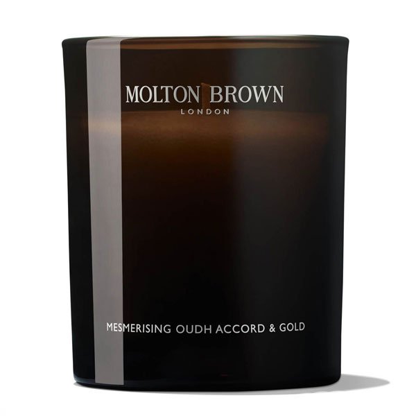 Scented candle Mesmerising Oudh Accord & Gold (190g) by Molton Brown