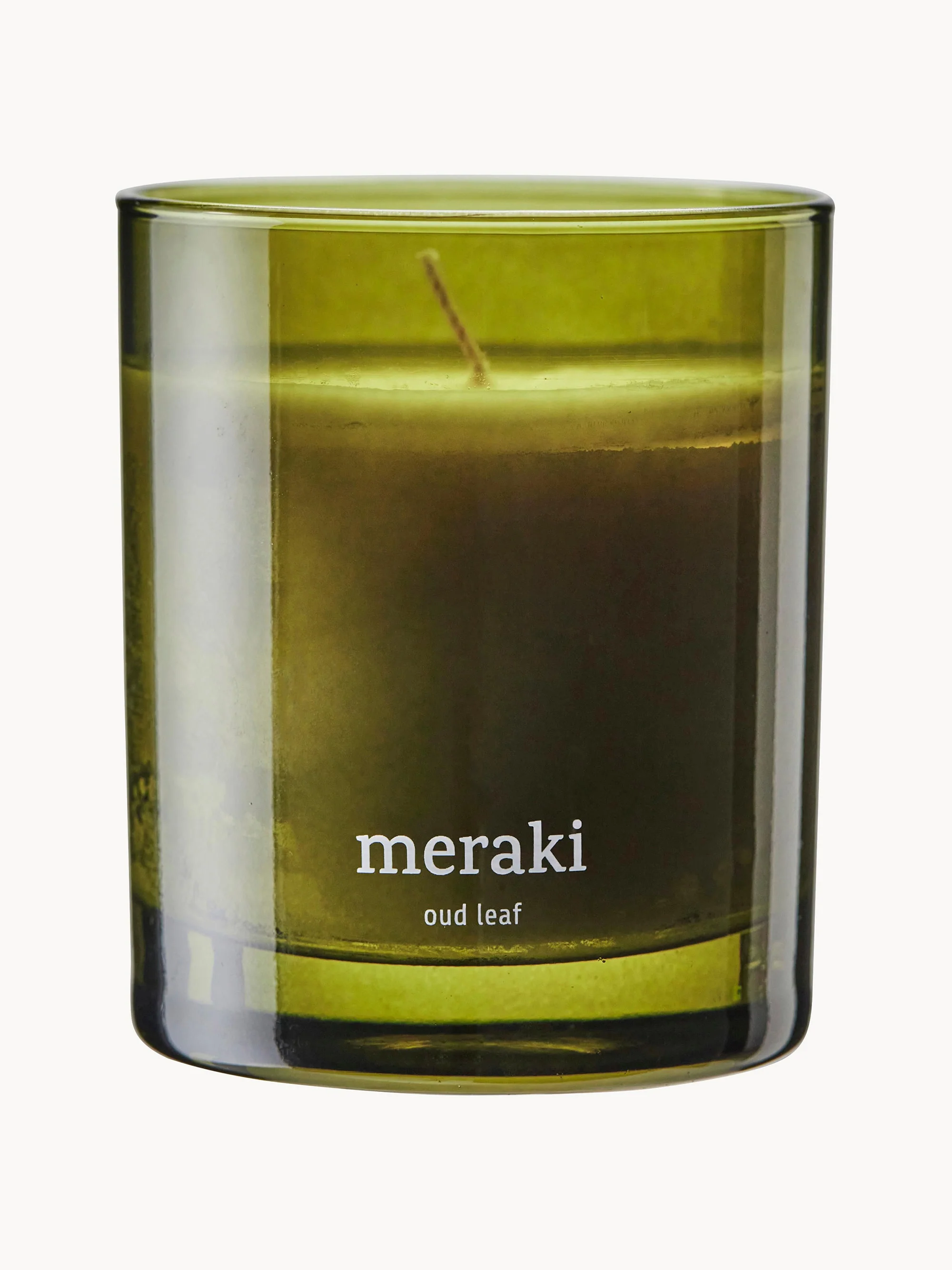 Meraki Oud Leaf scented candle (rose, cedarwood, jasmine, iris & lily of the valley), Rose, cedarwood, jasmine, iris & lily of the valley