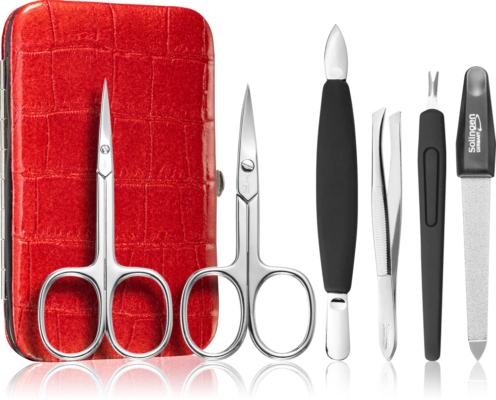 DuKaS Premium Line Solingen 126 manicure set red