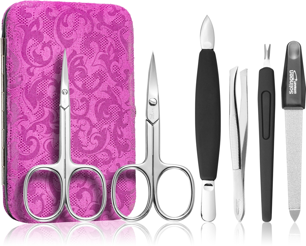 DuKaS Premium Line Solingen 126 manicure set violet (for nails and cuticles)