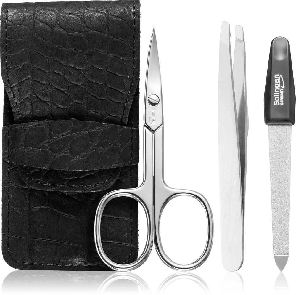 DuKaS Premium Line Solingen 1774 travel set (leather case) for men