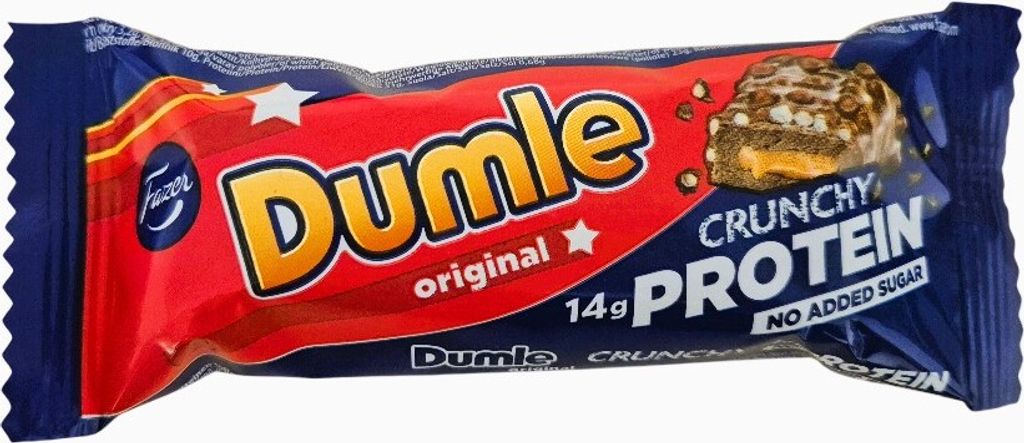 Fazer Makeiset OyP.O.Box 11000101 Helsinki, Finland Dumle Original Crunchy Protein 45g