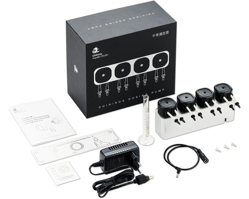 Chihiros fertilizer dosing system, 4 connections, app control, for the automatic and precise dosing of liquids such as fertilizers, etc.