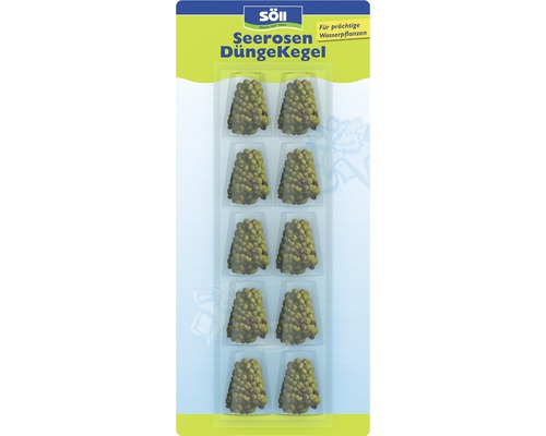Söll Water Lily Fertilizer Cones, 10 pieces