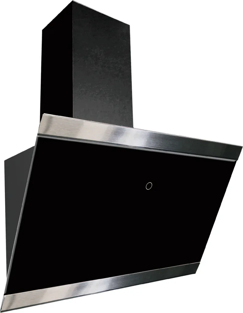 Respekta 60cm head-free angled extractor hood, black