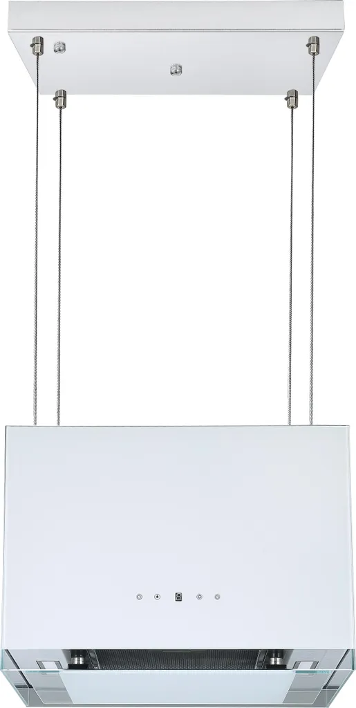 Island extractor hood 50 cm freestanding designer hood white Touch Respekta