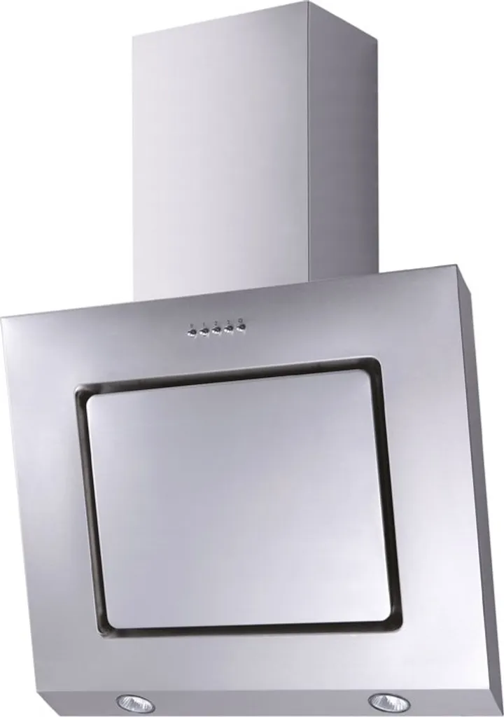 60 cm stainless steel wall-mounted extractor hood, angled design, head-free design, Respekta