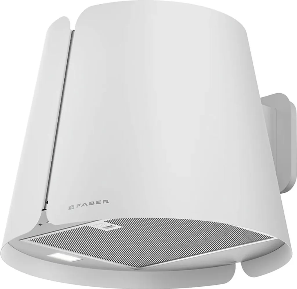 Faber wall-mounted extractor hood, 40 cm, recirculating air, Beat 335.0689.675, matt white