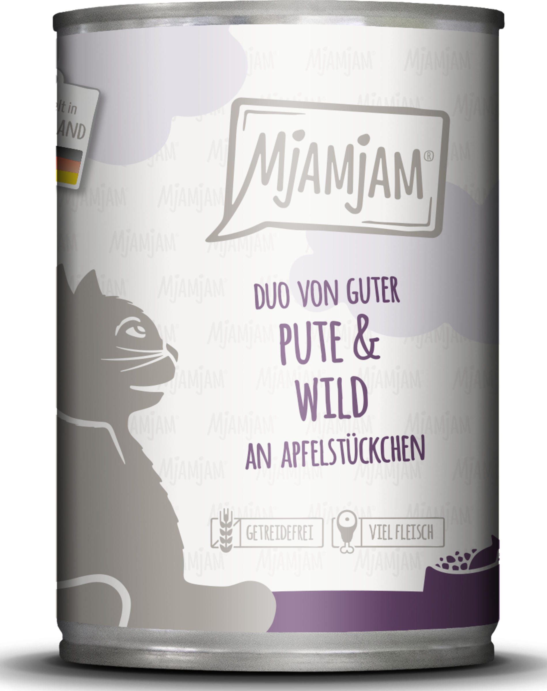 MjAMjAM Duo of turkey & game with apple pieces 400g