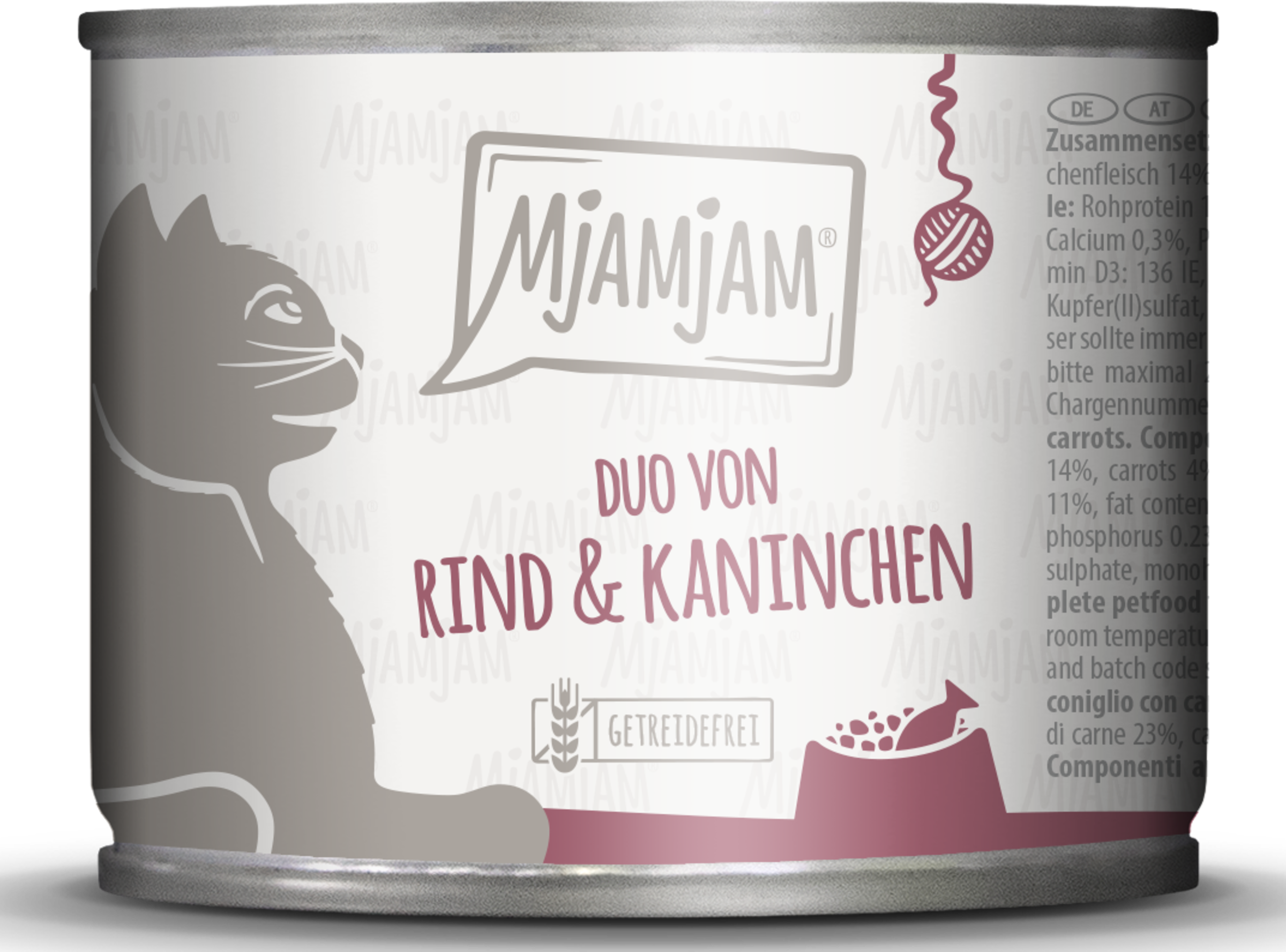 MjAMjAM Duo of tasty beef & rabbit with carrots 200g