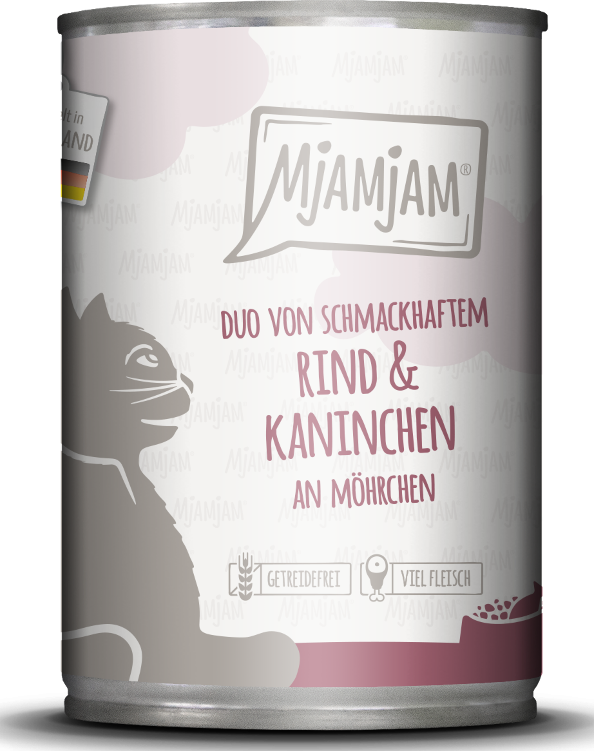 MjAMjAM Duo of tasty beef & rabbit with carrots 400g