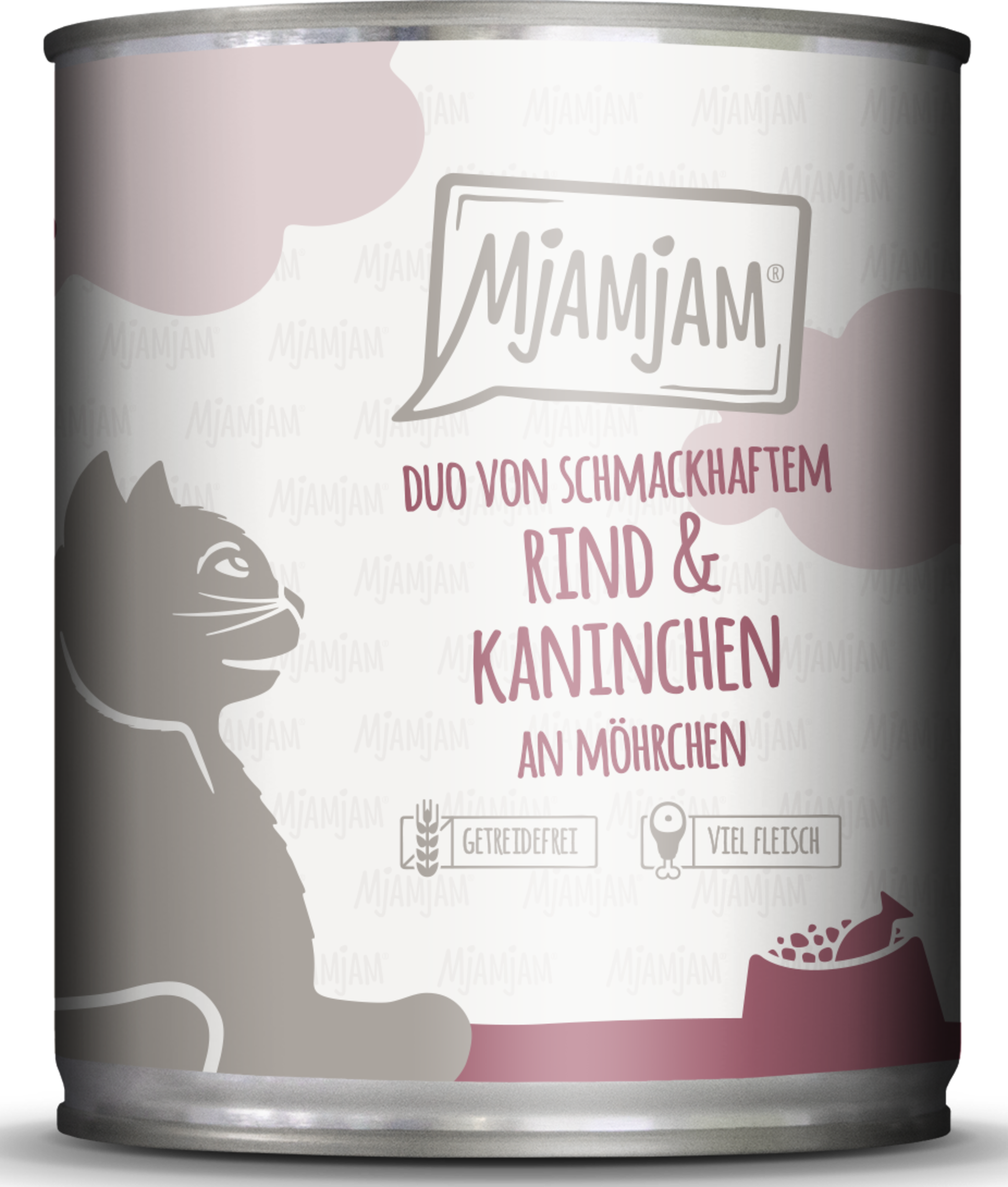 MjAMjAM Duo of tasty beef & rabbit with carrots 800g