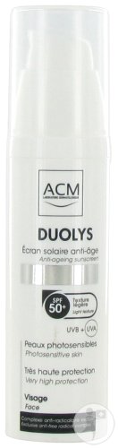 ACM Duolys Anti-Ageing Facial Sun Cream SPF50+ pump bottle 50ml