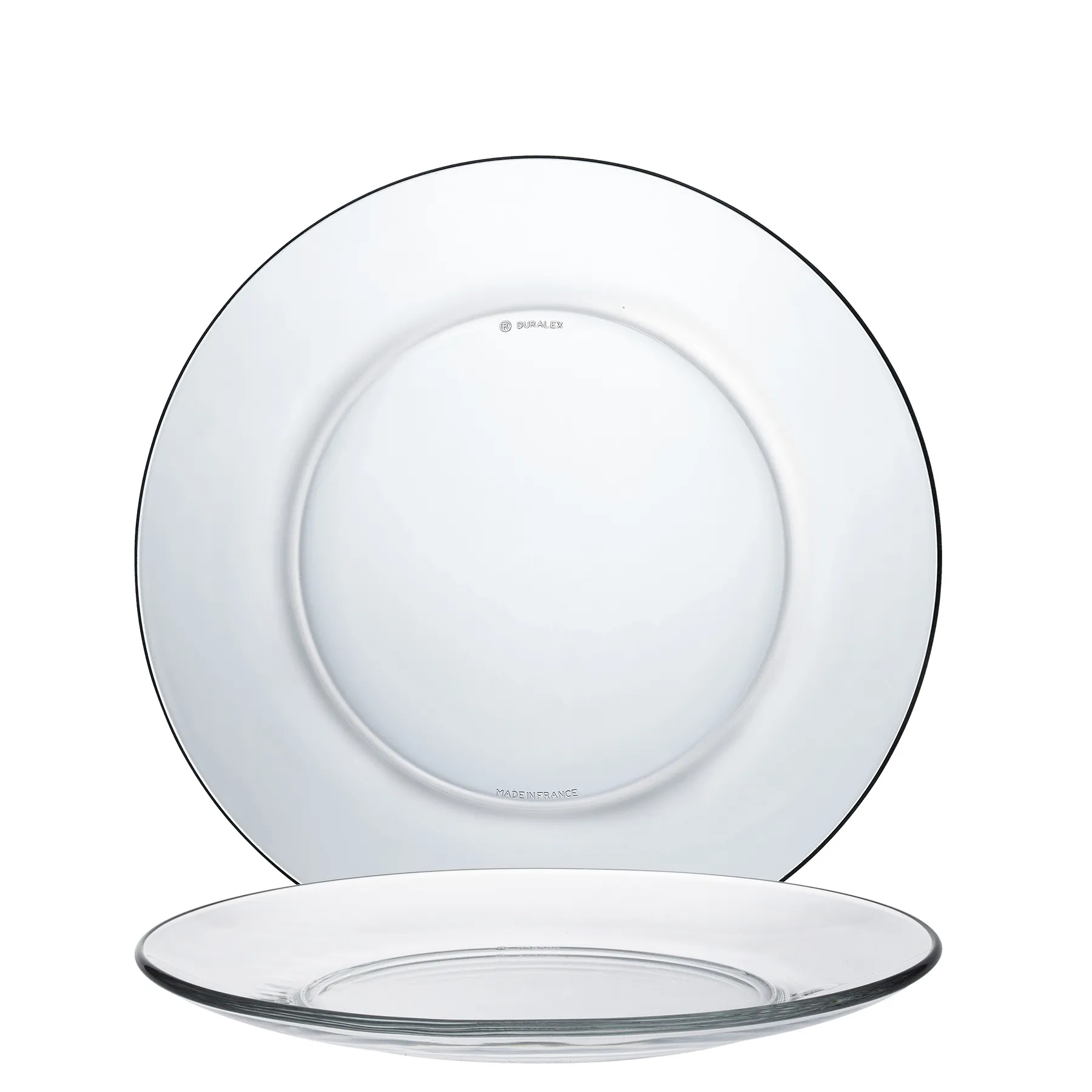 Duralex, Lys - flat plate, 23.5 cm, 48 sets