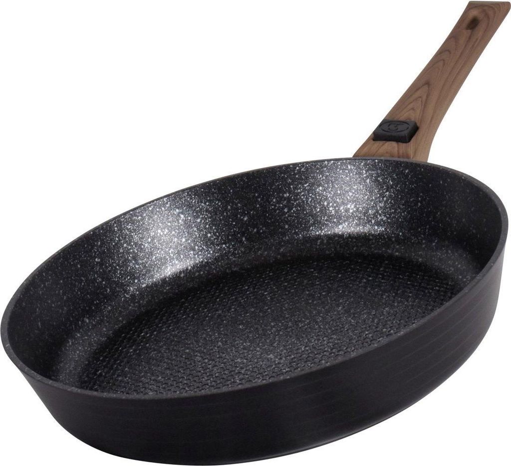 Durandal Legende PANLEGEND28 frying pan, 28 cm max. diameter, suitable for induction hobs, non-stick coating, removable handle